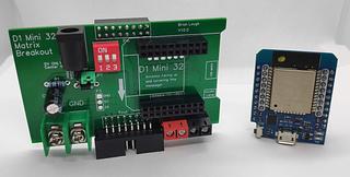 ESP32 Matrix Shield (Mini 32)