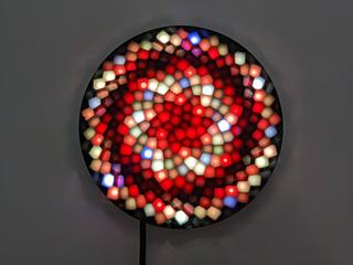 Fibonacci256 - 166mm disc with 256 HDR RGB LEDs