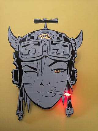 Tank Girl Badge NSFW NEW EDITION