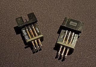 AVR-ISP Pogo Pin Adapter (2x3 IDC,2x3 Pogo 2.54mm)