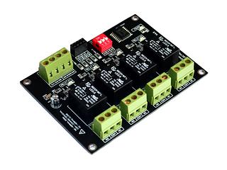 4 Channel I2C Electromagnetic Relay Module