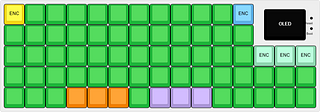 Gökunge - Grid Ortho Keyboard in a 60% case