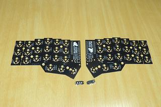 Set of 2 PCBs - Corne Classic (Crkbd) with PJ-320A
