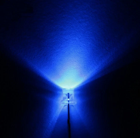 Product image 2 for 3mm Blue clear LED  