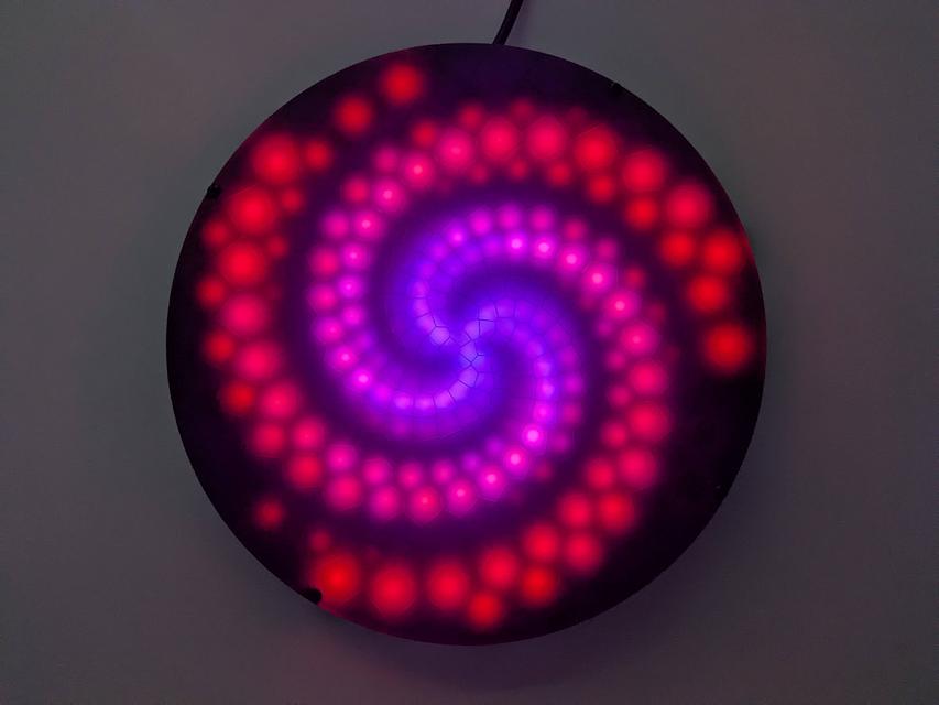 Main product image for Fibonacci256 Expanding - 166mm disc w 256 RGB LEDs