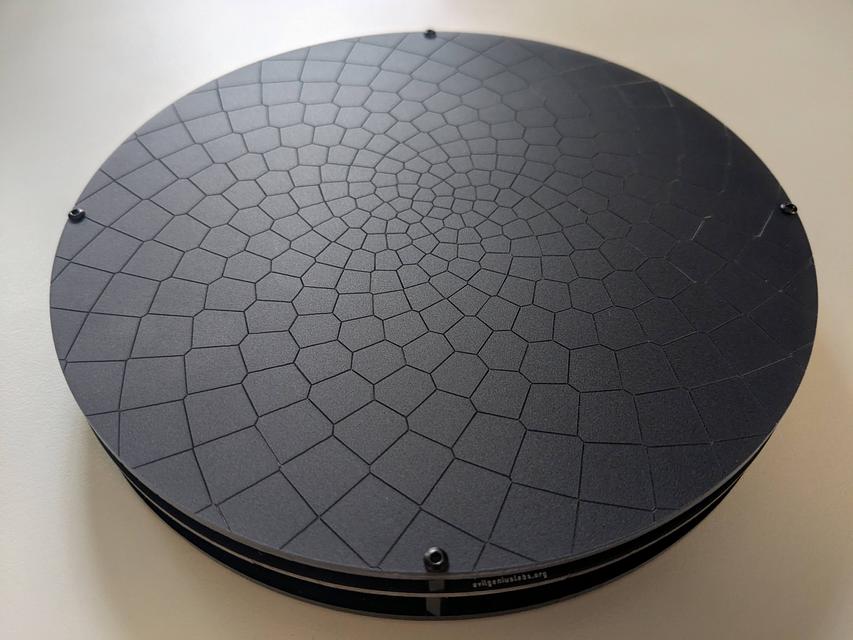 Product image 5 for Fibonacci256 Expanding - 166mm disc w 256 RGB LEDs