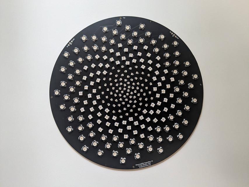 Product image 7 for Fibonacci256 Expanding - 166mm disc w 256 RGB LEDs