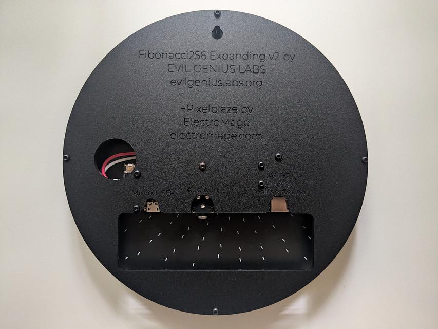 Product image 6 for Fibonacci256 Expanding - 166mm disc w 256 RGB LEDs