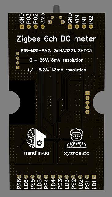 Product image 6 for ZigDC - Zigbee 6ch DC power meter