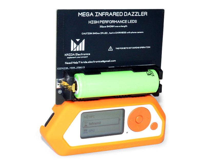 Product image 7 for Flipper Zero Infrared MEGA Dazzler Blaster 940nm