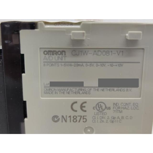 Product image 2 for OMRON CJ1W-AD081-V1 Analog Input Unit