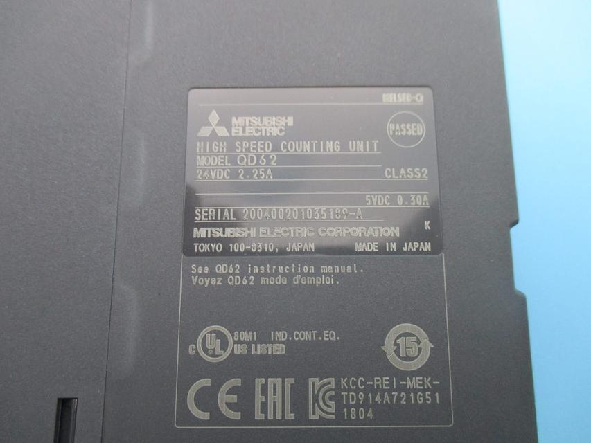 Product image 2 for Mitsubishi QD62 High Speed Counter Unit
