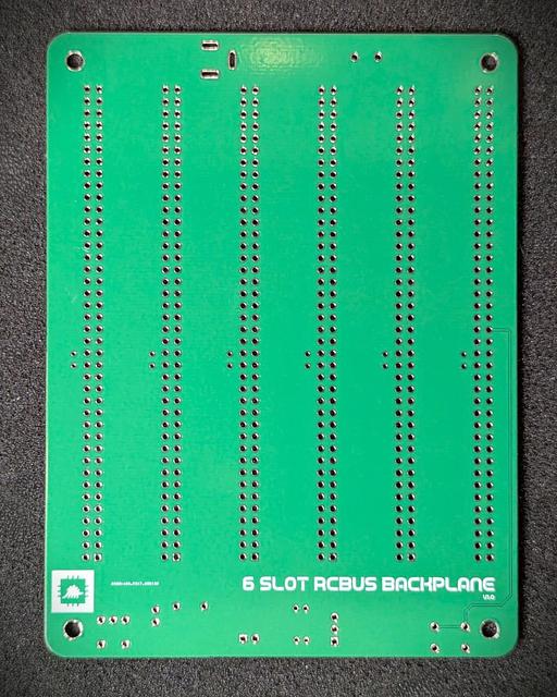 Product image 4 for 6 Slot Green RCBus Backplane