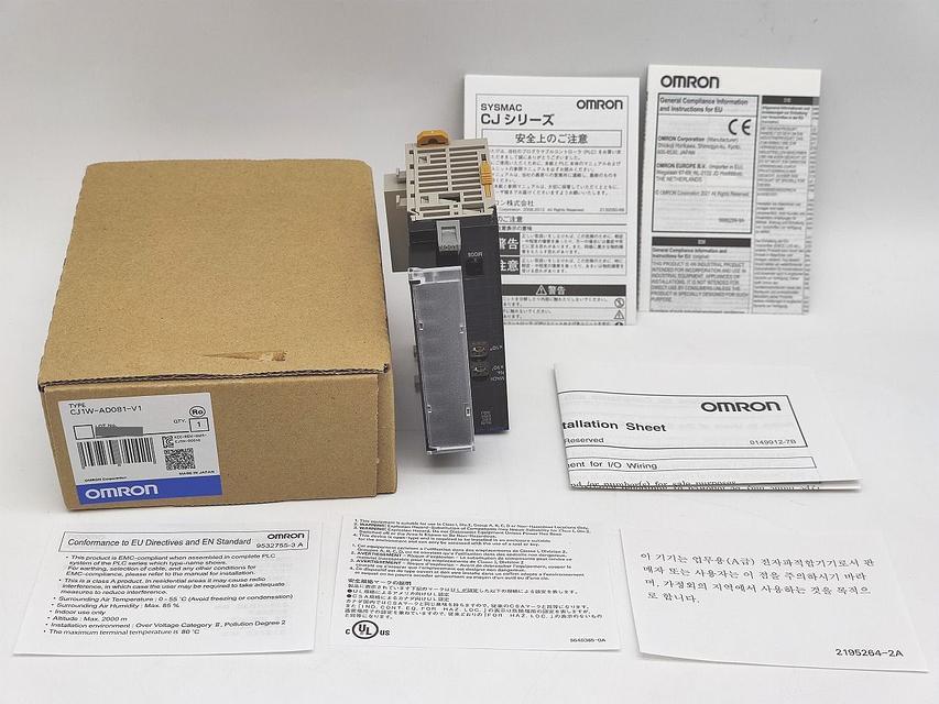 Main product image for OMRON CJ1W-AD081-V1 Analog Input Module