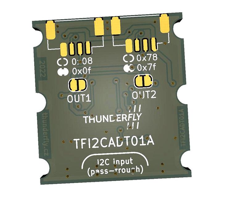 Product image 3 for TFI2CADT01: Pixhawk I2C address translator