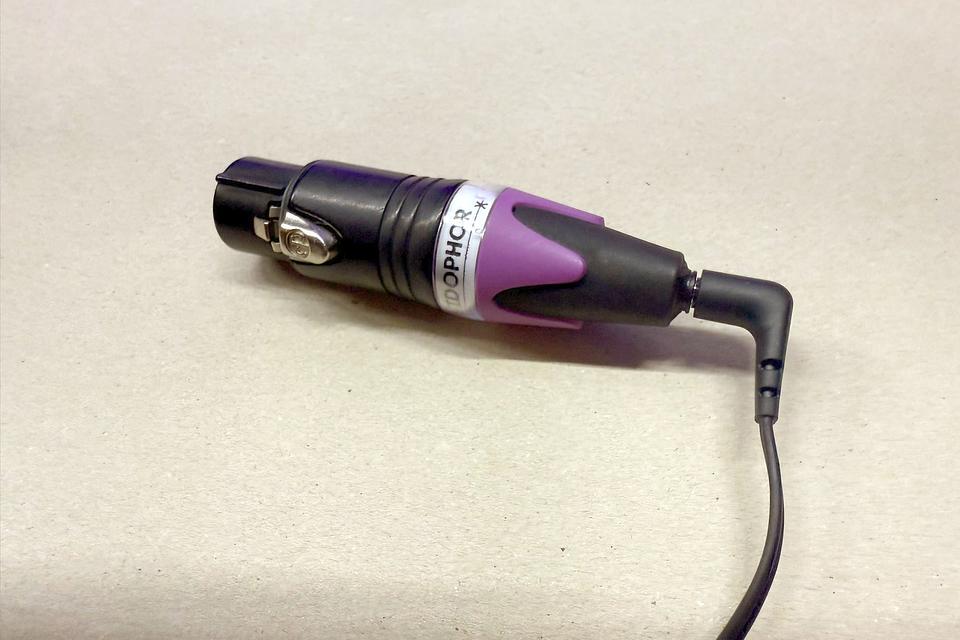 Product image 3 for H2X Comms Headset Adapter - XLR-4F to 3.5mm