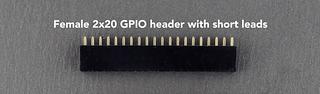 Raspberry Pi 2X20 GPIO header