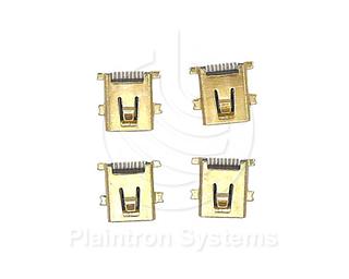 4 Stck. USB-Buchse 8-Pin Mini-B vergoldet SMD