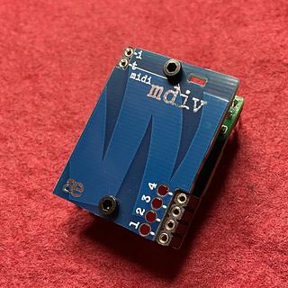 mdiv — 4 channel MIDI clock divider [µ-module]